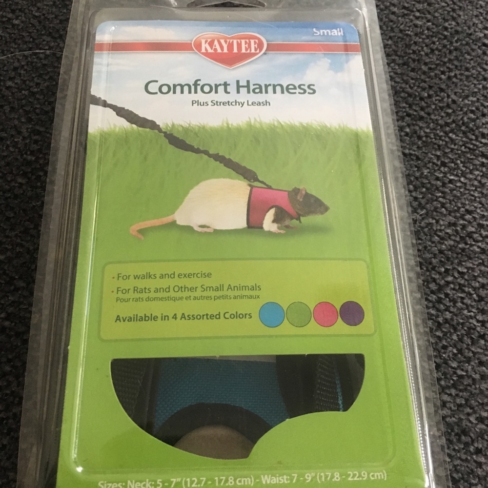 Rat Harness/Leash • Blue